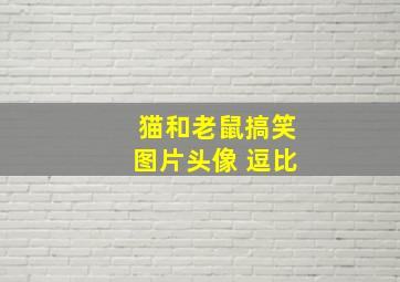 猫和老鼠搞笑图片头像 逗比